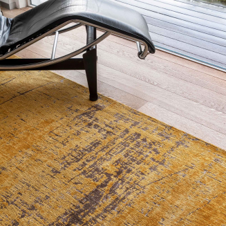  Louis de Poortere Mad Men Griff liberty gold round carpet - 6