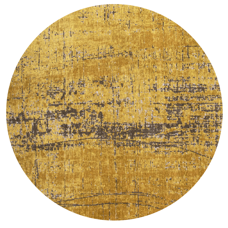  Louis de Poortere Mad Men Griff liberty gold round carpet