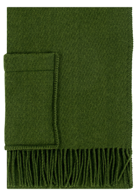  Lapuan Kankurit UNI olive scarf with pockets 60x170 cm