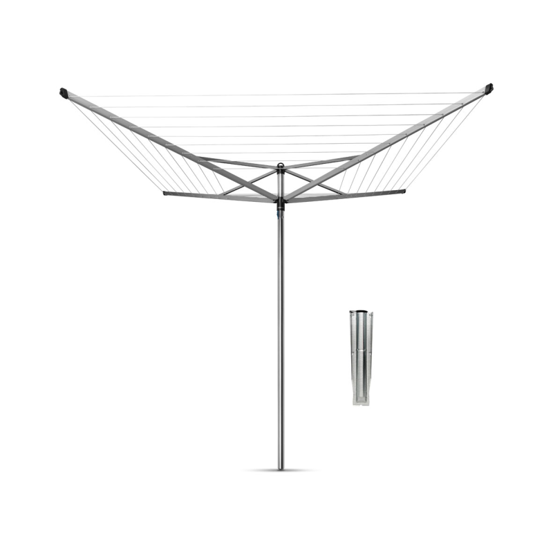  Brabantia Topspinner 60m gray rotary garden dryer
