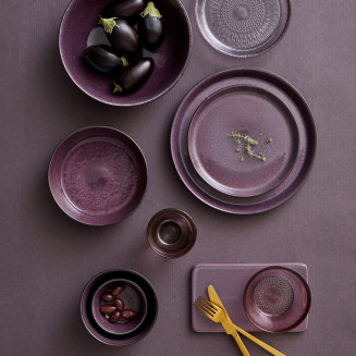 Bitz Blac Lilac pasta plate 20 cm - 4