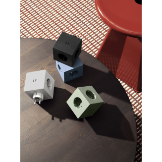 Rozszerzacz gniazd Avolt Square 2 z podwójnym USB-C o mocy 30 W biały - 4