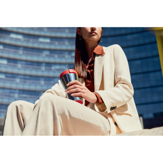 Alessi Caffa thermal mug, red - 4