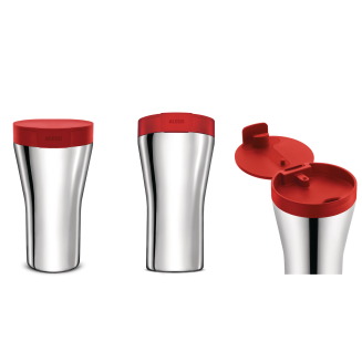 Alessi Caffa thermal mug, red - 3
