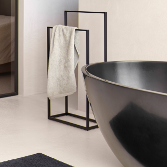  Aquanova Mauro Graphite bathroom rug 70x120 cm - 6
