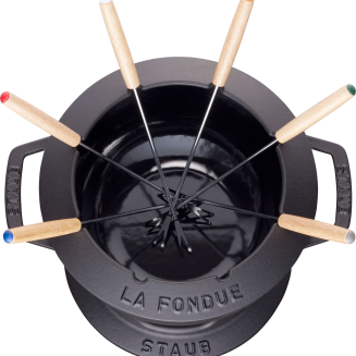  Staub fondue set - 18 cm, black - 2