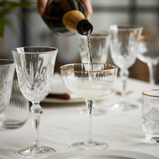 Lyngby Glass Palermo Gold cocktail glasses, 4 pcs. - 12