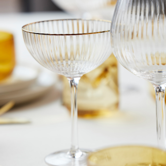 Lyngby Glass Palermo Gold cocktail glasses, 4 pcs. - 7