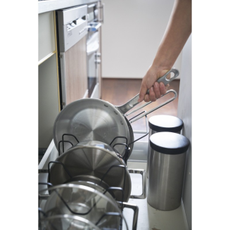  Adjustable stand for Yamazaki lids and frying pans, black - 3