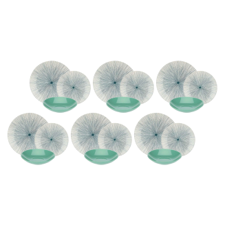  Dinner service for 6 people Rose&Tulipani Warm on Me - 5