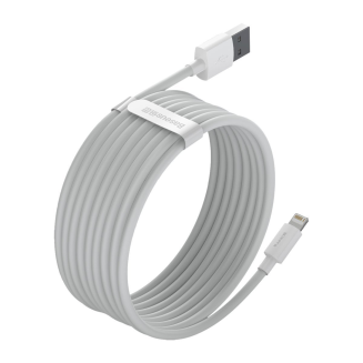 Kabel USB do Lightning Baseus Simple Wisdom, 2.4A, 1.5m (biały) 2szt. - 4