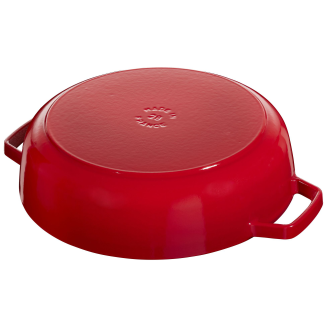  Deep stewing pan with lid Staub - 24 cm, Red - 5