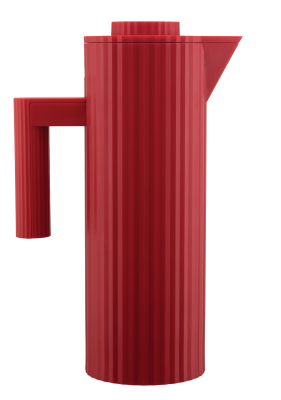 Alessi Plisse thermos 1l red