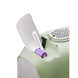 Zakryta kuweta dla kota United Pets Minu zielono-biała - 2