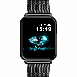 Smartwatch Gravity Granatowo Czarny 2 Paski GT17-9 - 4