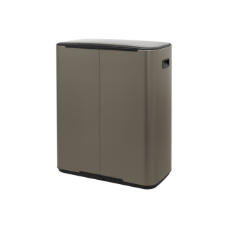 Brabantia Bo waste bin 2x30l platinum - 4