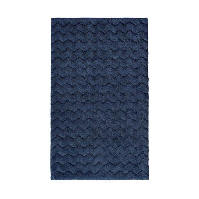 Dywanik łazienkowy Sorema Chevron Dark Denim