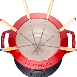  Staub fondue set - 18 cm, red - 2