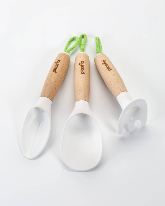 PLASTIA Zestaw narzędzi do ogrodu biały