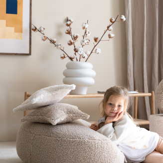  Wigiwama Ottoman Biscuit Children's Pouf - 7