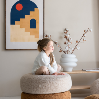  Wigiwama Ottoman Biscuit Children's Pouf - 5