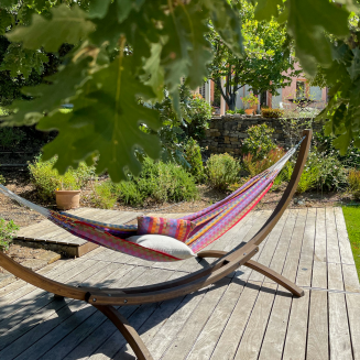  La Siesta Flora flowers double hammock - 4