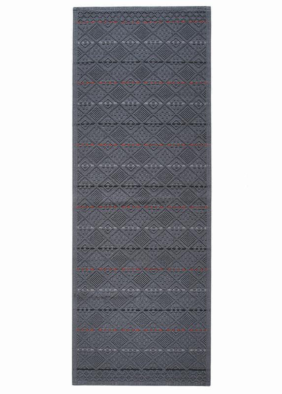  Bricini Tribo Magnetic Gray kitchen rug 55x150 cm