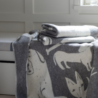 Koc Lapuan Kankurit Koirapuisto grey-white 130x180 cm - 3