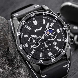 Zegarek Męski Skmei 9249BKBK + BOX - 5