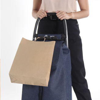 Wózek zakupowy Rolser I-Max Tweed 6L Marino - 5