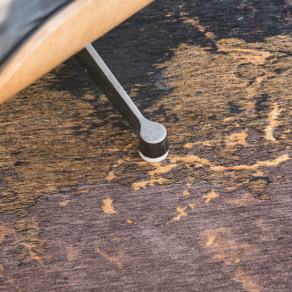  Louis de Poortere Mad Men Cracks deep mine round rug - 7