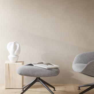  Eva Solo Laze Grey Armchair Footstool - 2