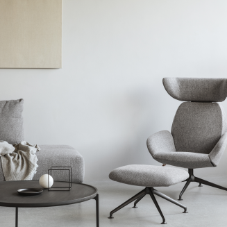  Eva Solo Laze Grey Armchair Footstool - 3