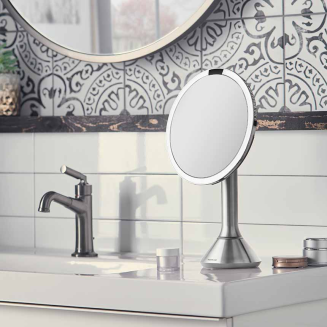  Simplehuman sensor mirror with brightness adjustment, 5x brushed steel - 6