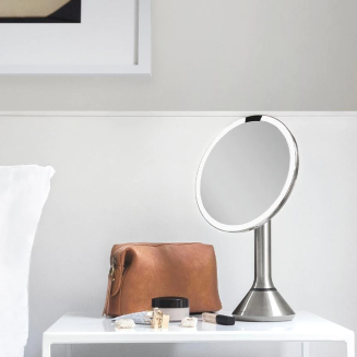  Simplehuman sensor mirror with brightness adjustment, 5x brushed steel - 5