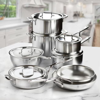  Demeyere 5-Plus steel shallow frying pan - 32 cm - 5