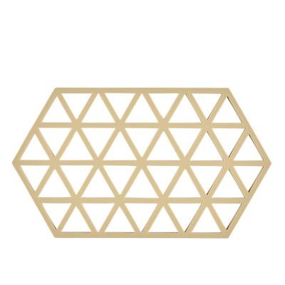  Zone Denmark Triangles Warm Sand Dish Mat 24x14 cm