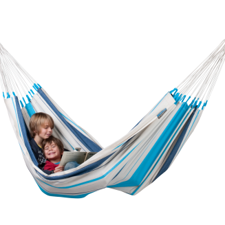  La Siesta Caribena aqua blue single hammock - 2