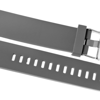 Pasek silikonowy SZARO-SREBRNY U15-20-6 - 4