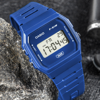 Zegarek CASIO Unisex F-91WB-2A1DF + BOX - 5