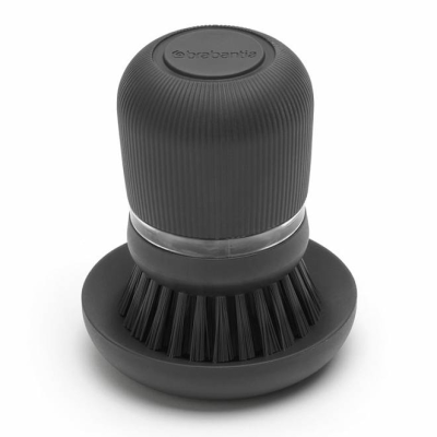  Brabantia Sink Side dishwashing brush with liquid dispenser, dark gray