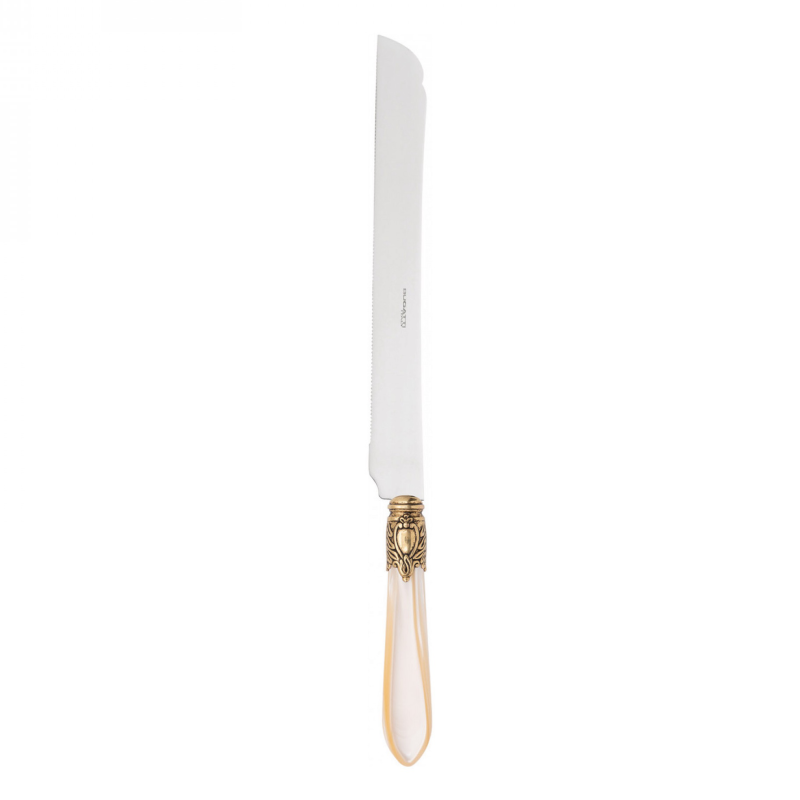 Nóż do ciasta i tortu Casa Bugatti Oxford Ivory/Gold