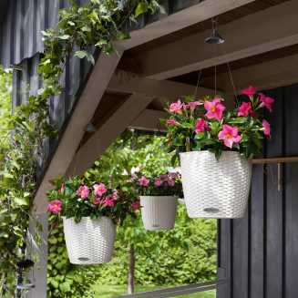  Lechuza Nido Cottage 28 flowerpot white - 9
