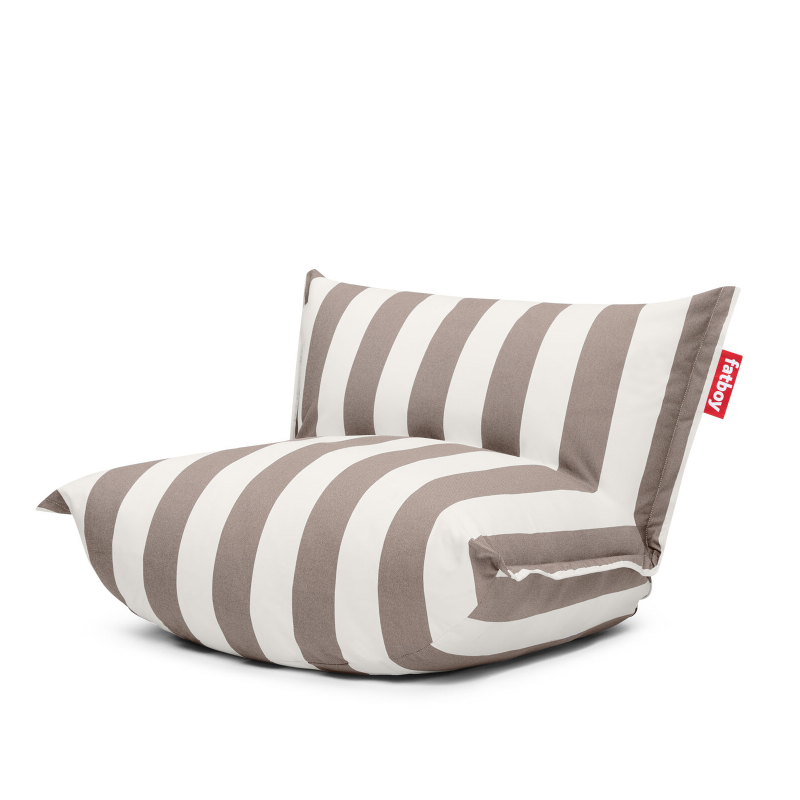 Fotel Fatboy The BonBaron Outdoor Stripe Cacao 120x120x75 cm