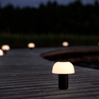  Zone Denmark Harvest Moon Ume Black Cordless Lamp - 2