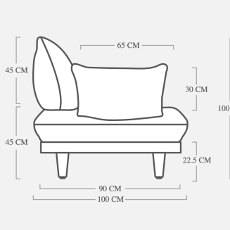 Fotel ogrodowy Fatboy Paletti Lounge Chair Royal Wolf Grey - 10