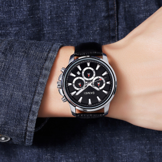 Zegarek Męski Skmei 2071LSIBK + BOX - 2