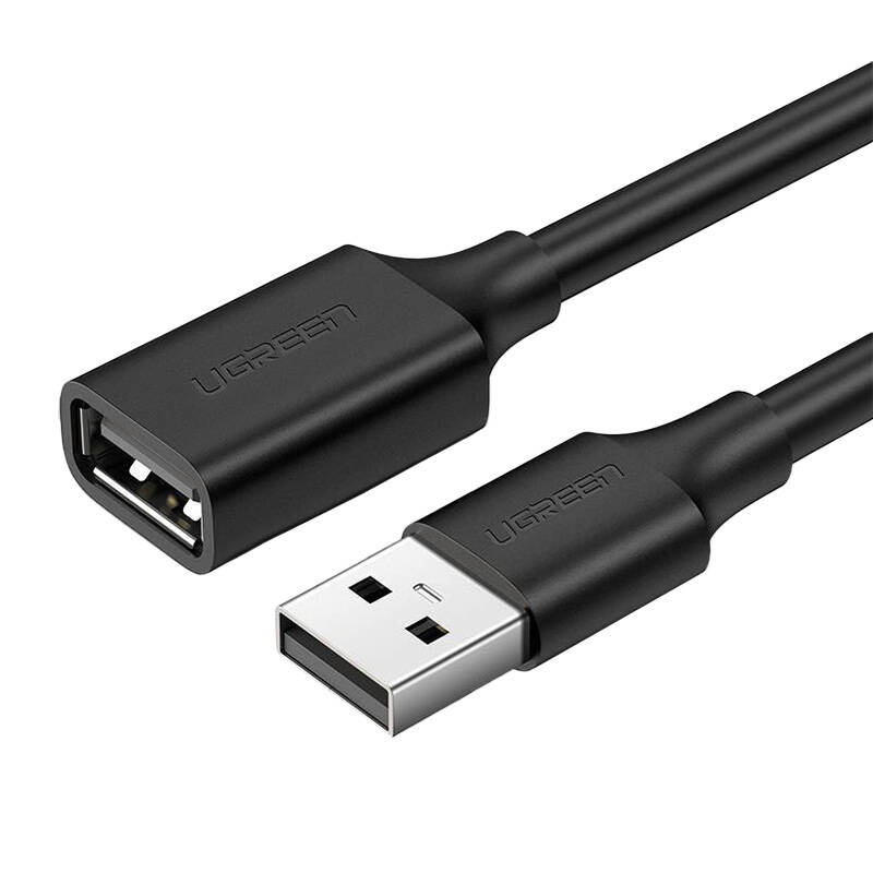 Kabel UGREEN US103 USB-A-USB-A 1m (czarny)
