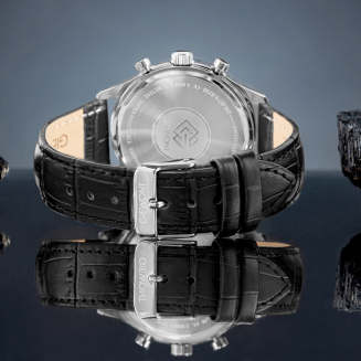 Zegarek Męski Giewont Chronograph Sapphire Czarno Niebieski GW6310-A3 - 6