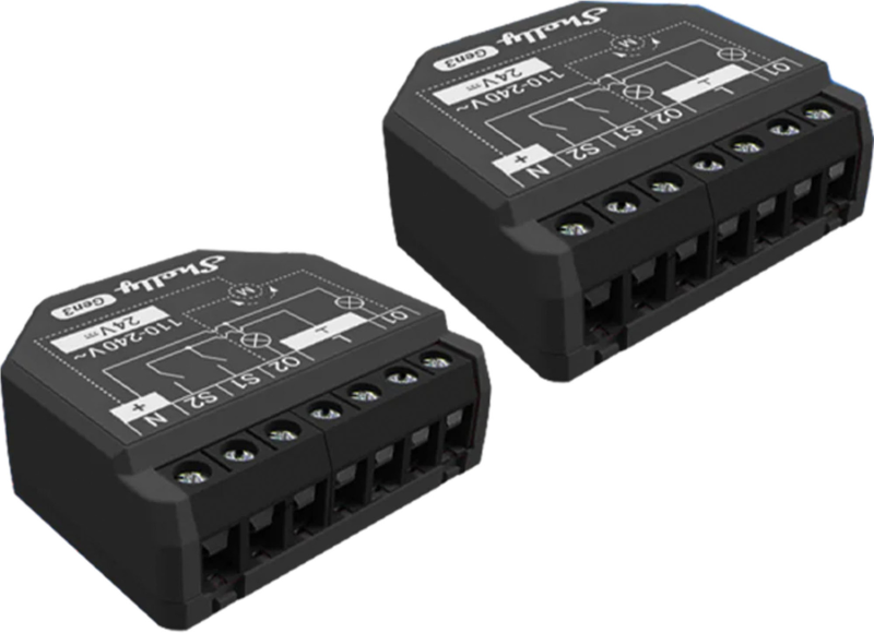 Zestaw 2 Sterowników Shelly 2PM Gen3 WiFi/Bluetooth